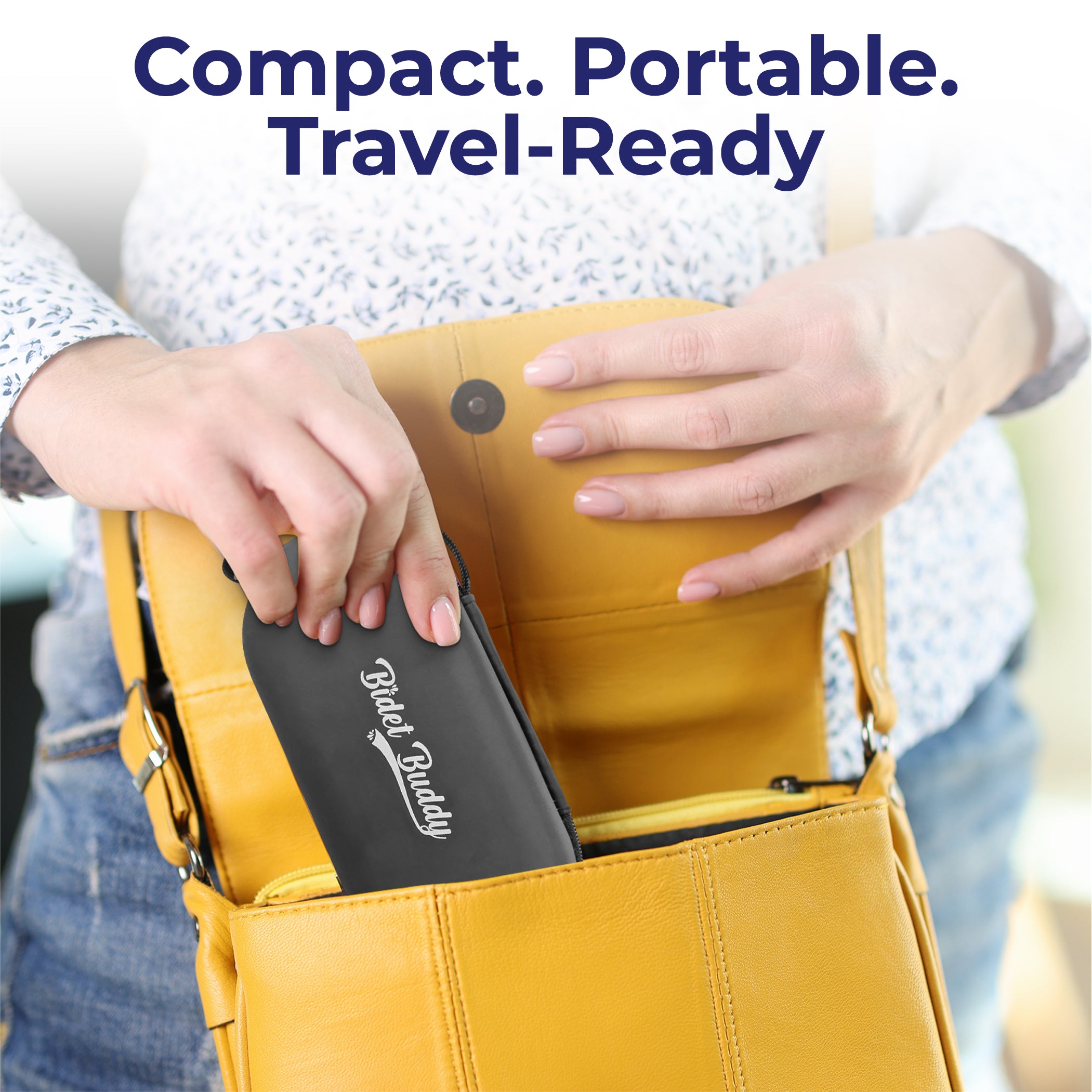 Premium small travel case for Bidet Buddy portable bidets