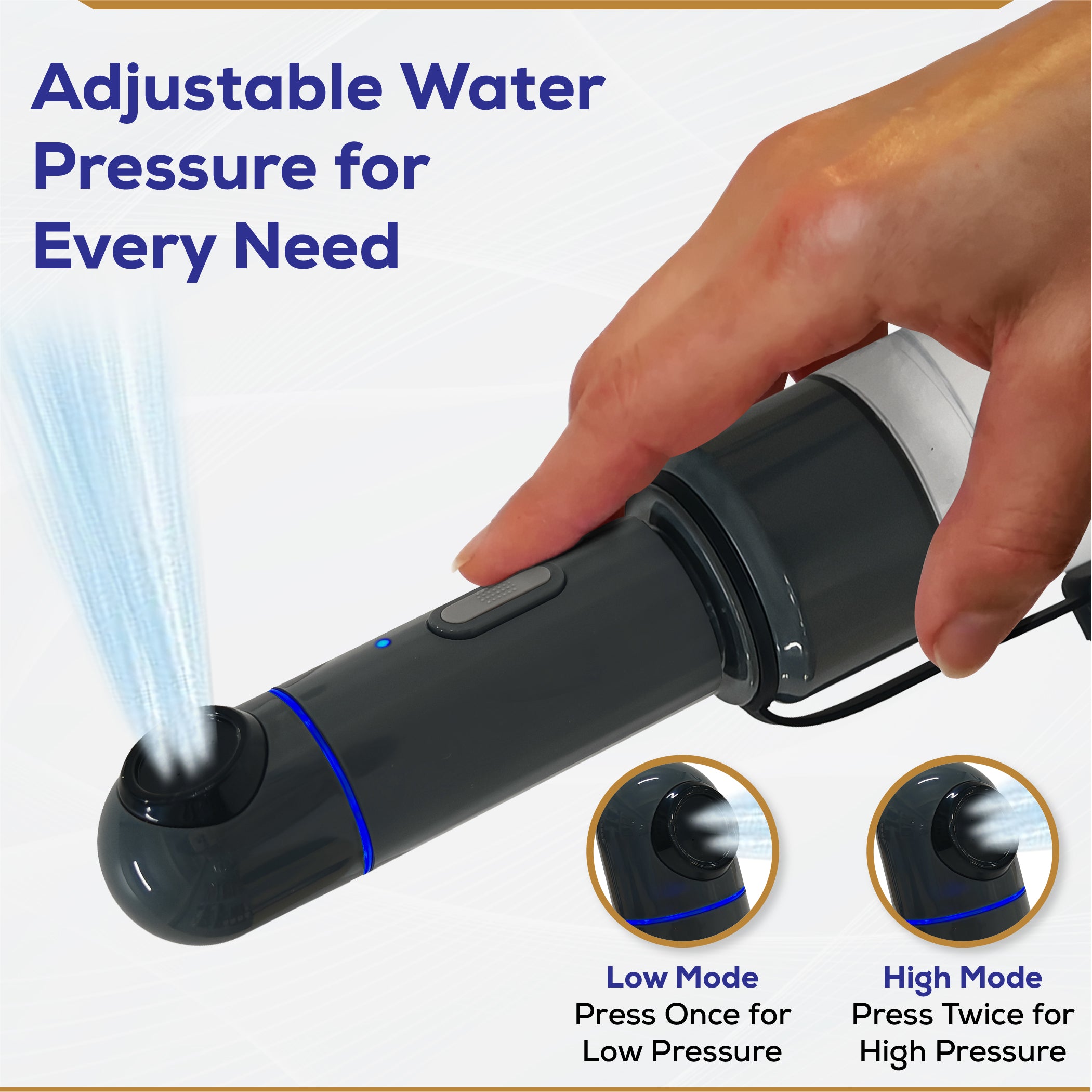 LuxeJet V2 rechargeable portable bidet by Bidet Buddy