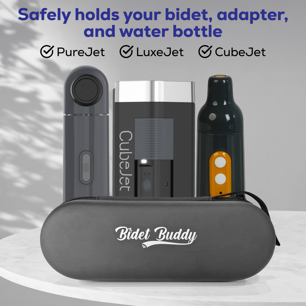 Premium large travel case for Bidet Buddy portable bidets