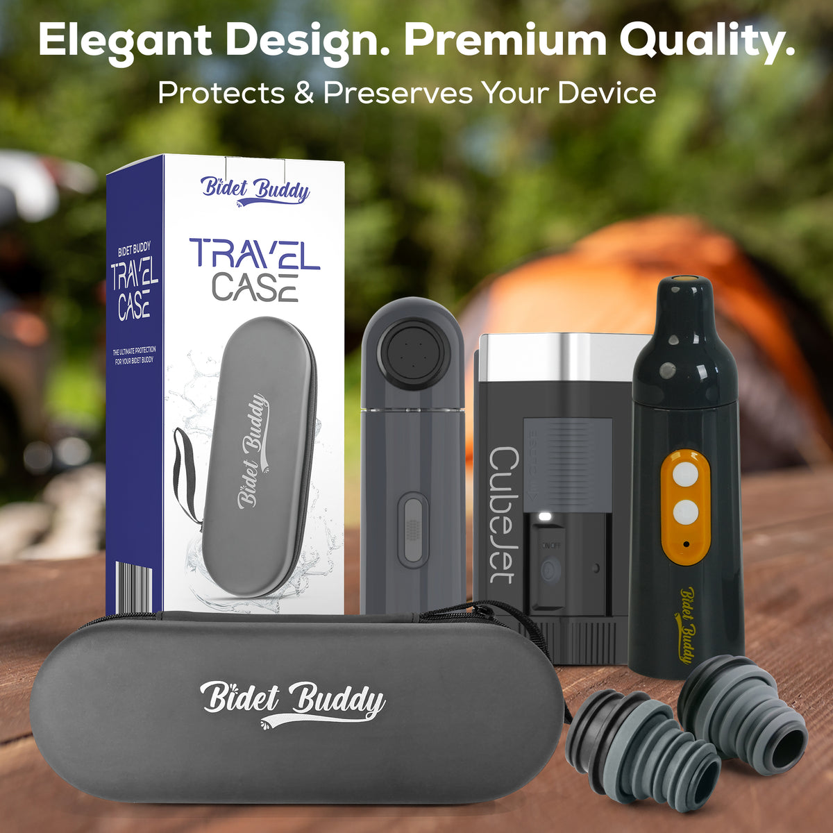 Premium large travel case for Bidet Buddy portable bidets