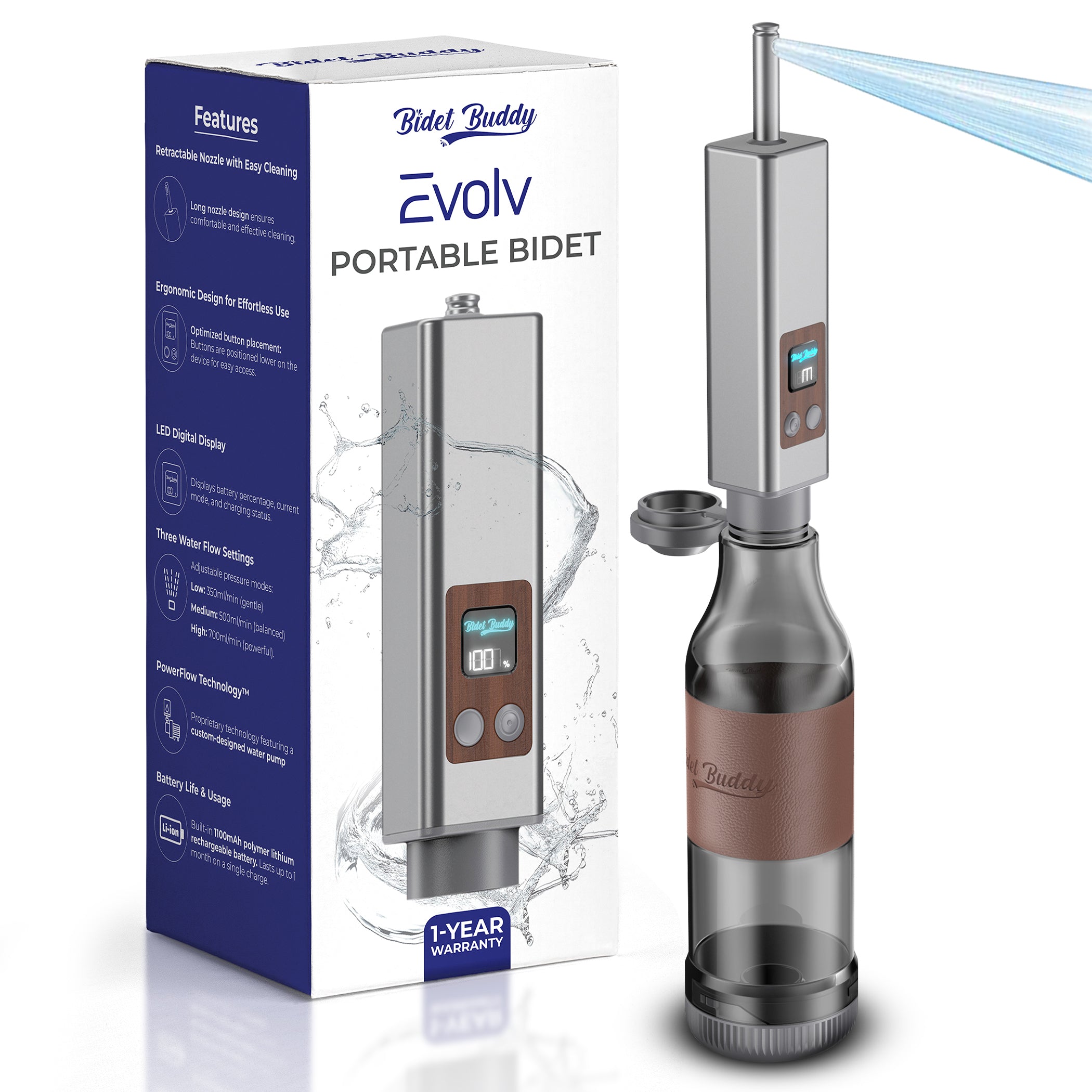 Evolv portable bidet by Bidet Buddy