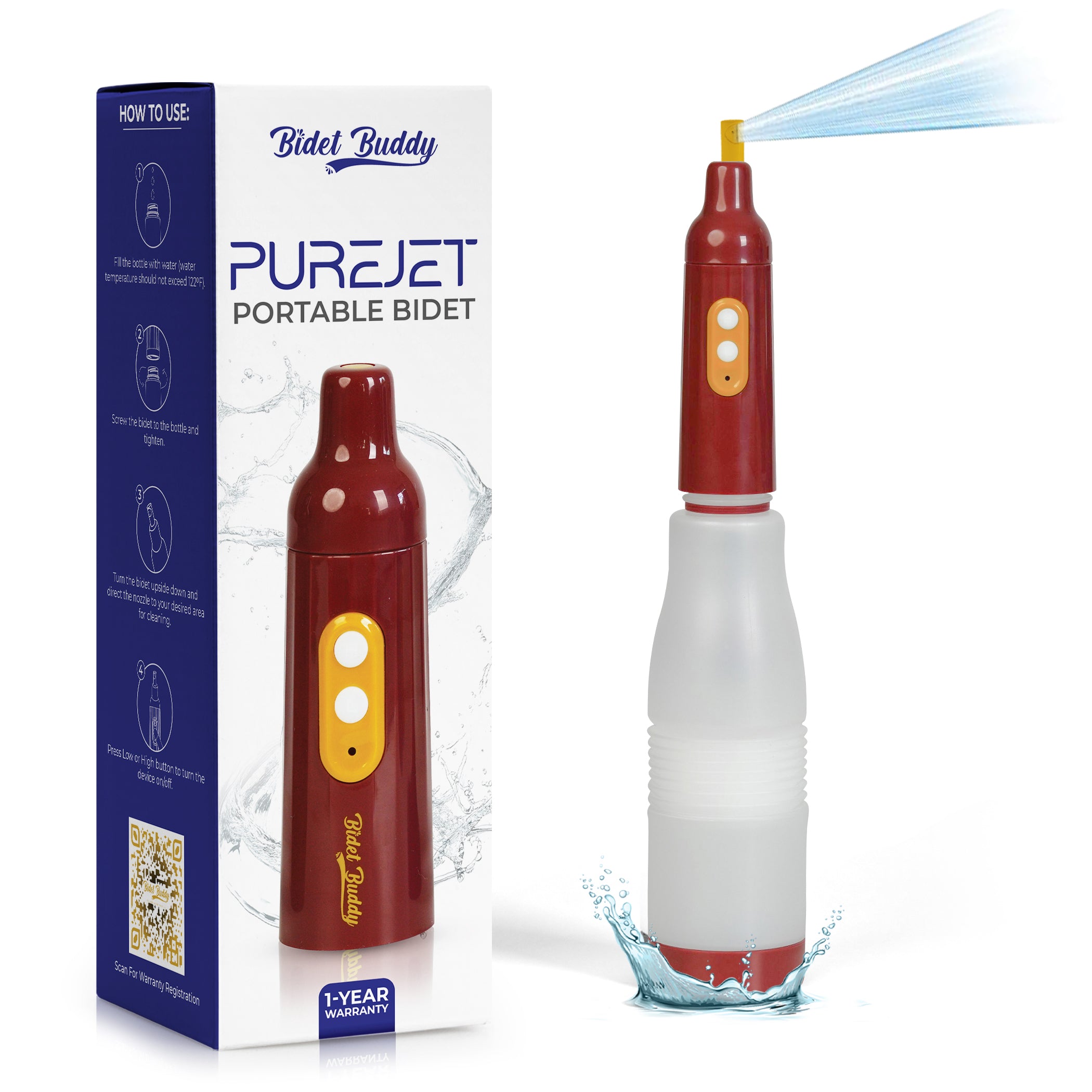 PureJet portable bidet by Bidet Buddy