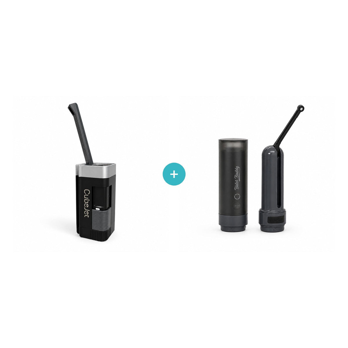 CubeJet and GoFlow portable bidets