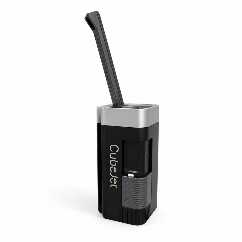 CubeJet Portable Bidet — front view with nozzle extended