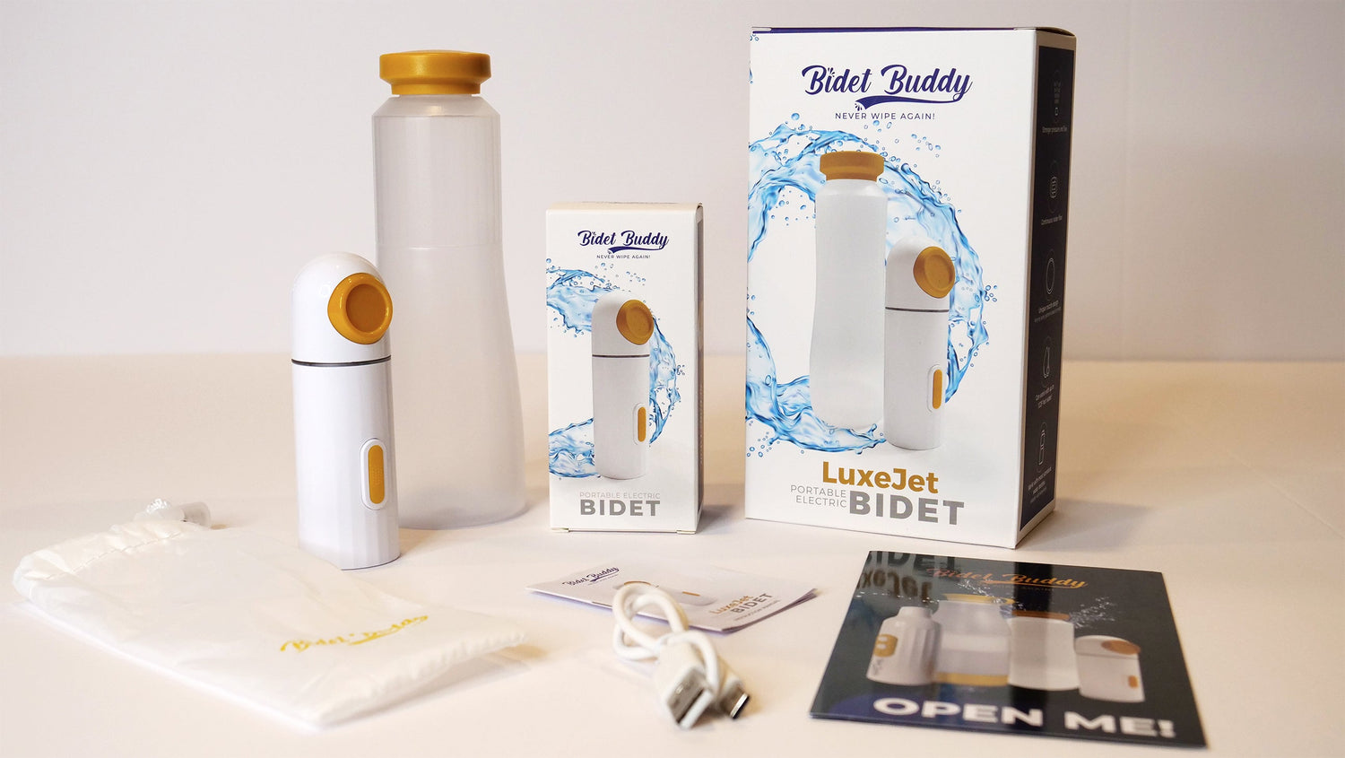 LuxeJet Rechargeable Portable Bidet - Bidet Buddy™ - Portable Electric Bidet